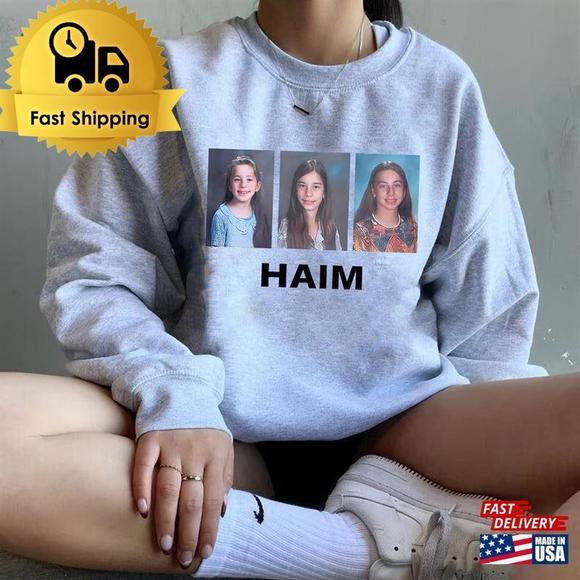 Tops - Haim Back To School Shirt Girl Band The One More Sweatshirt Unisex
